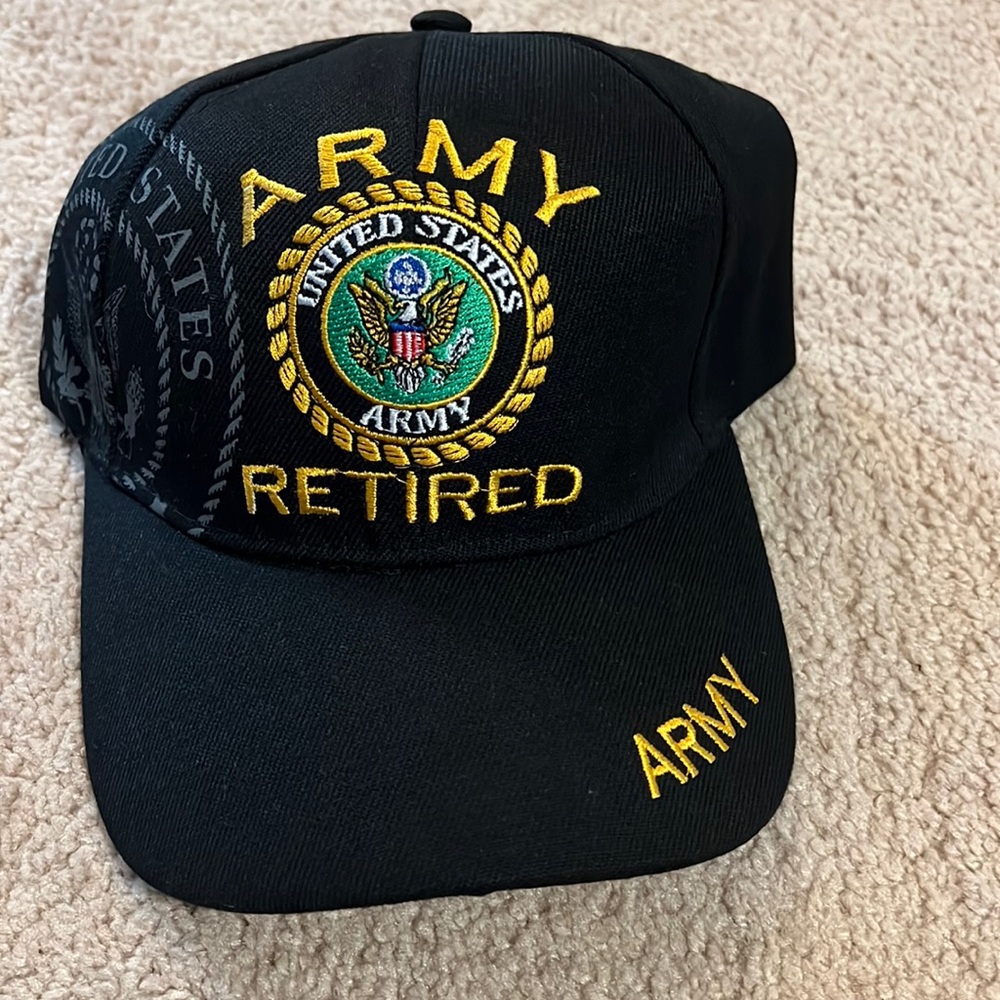 Army Retired baseball cap NWOT